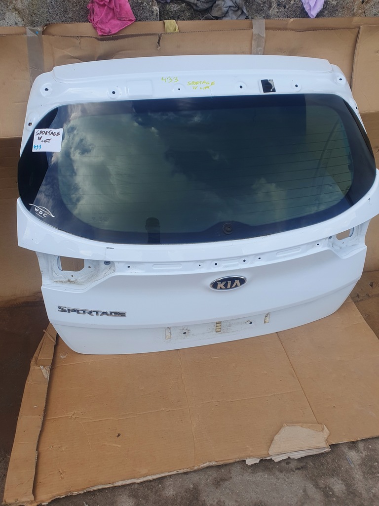 фото №1, Кришка багажника задня sportage iv скло білий