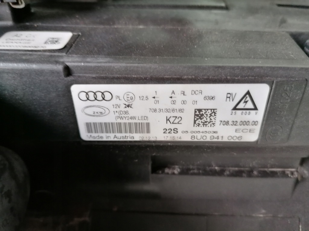 Audi q3 правий фара перед фара ксенон led Оригінал