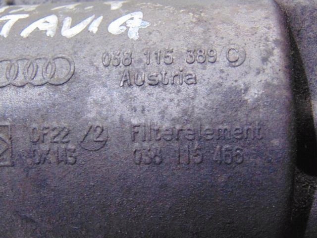 фото №4, Корпус фильтра масла skoda octavia 1.9 tdi