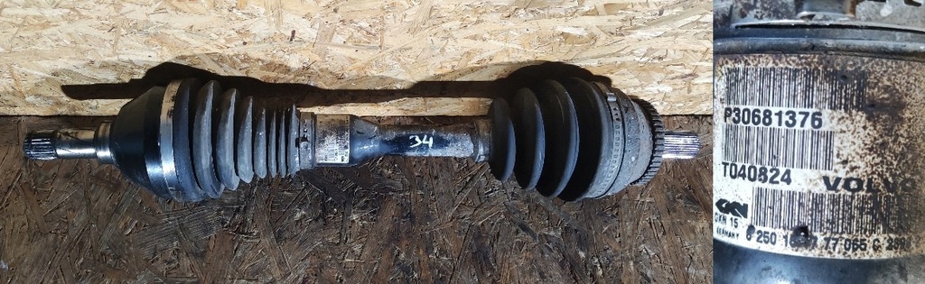 фото №1, Приводной вал левая короткий volvo xc90 p30681376 гарантия