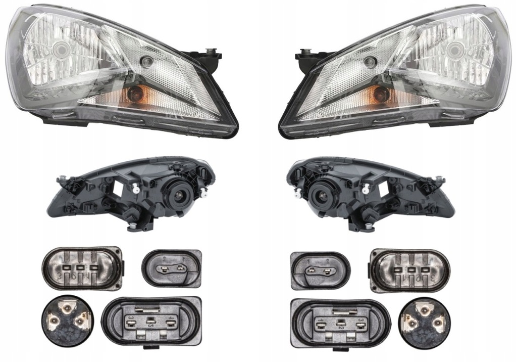 фото №1, Фара лампа seat mii 12- hella l+p