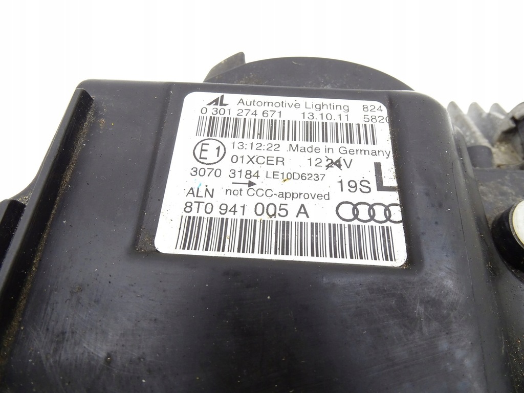 фото №10, Лампа ксенон левый перед audi a5 8t lift 8t0941005a