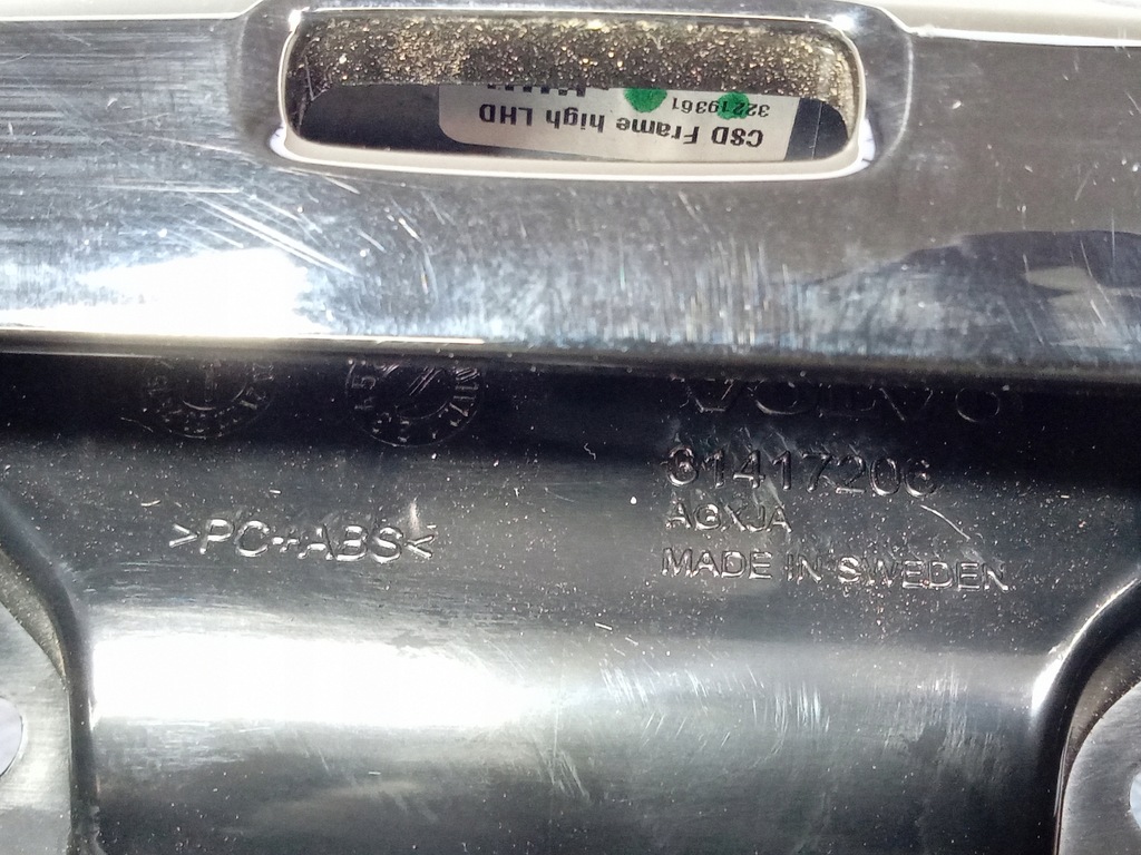 фото №11, Volvo v90 ii решётки накладки обдув 31366589