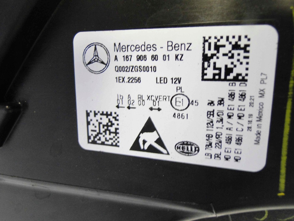 фото №10, Mercedes gls x167 167 лампа правая multibeam led