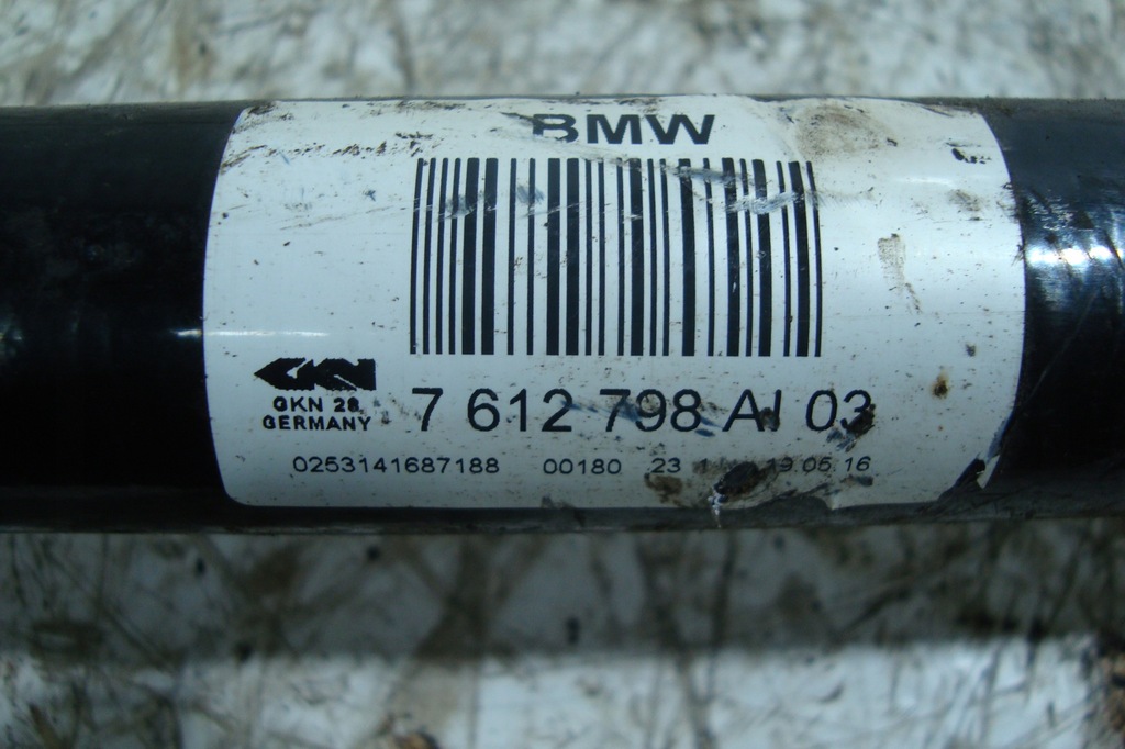 фото №1, Привідний вал правий задня bmw x4 f26 3,0 14-18