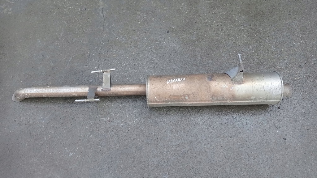 фото №2, Renault master iii 2.3 труба выхлопная гаситель