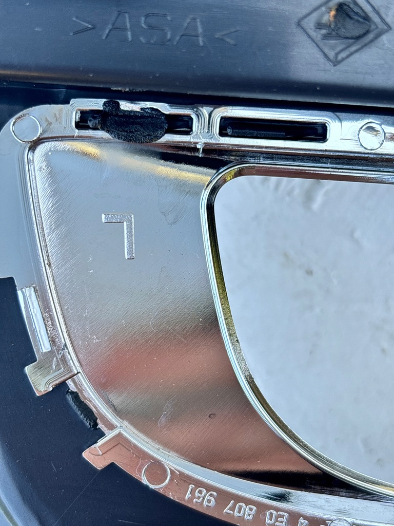 фото №10, Audi a8 d3 lift ліва решітка радіатора заглушка бампера 4e0807681an