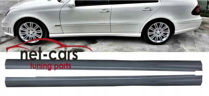 фото №1, Пороги накладки mercedes e w211 amg 63 e65 sport