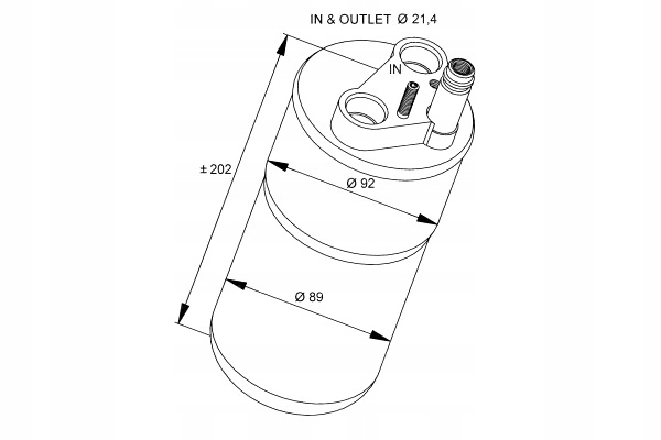 фото №6, Осушитель кондиционера renault espace iv laguna ii vel satis 1.6-3.5