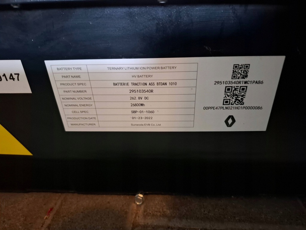 фото №6, Dacia spring 2022 акумулятор do автомобіля електричний / гібридного