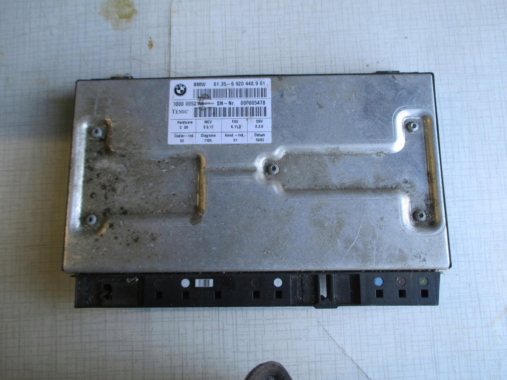 фото №1, Bmw e65 01-05 модуль комфорту сидіння 6920448