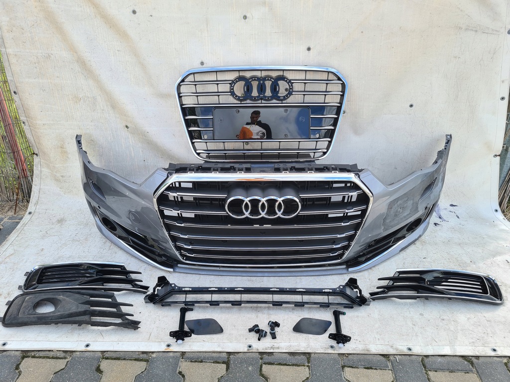 фото №1, Бампер перед kompletny audi a6 c7 lift pdc