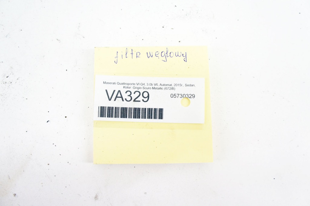 Va327+ maserati quattroporte vi 3.0 1 фильтр угольный 06700032860 06700032870 Оригинал