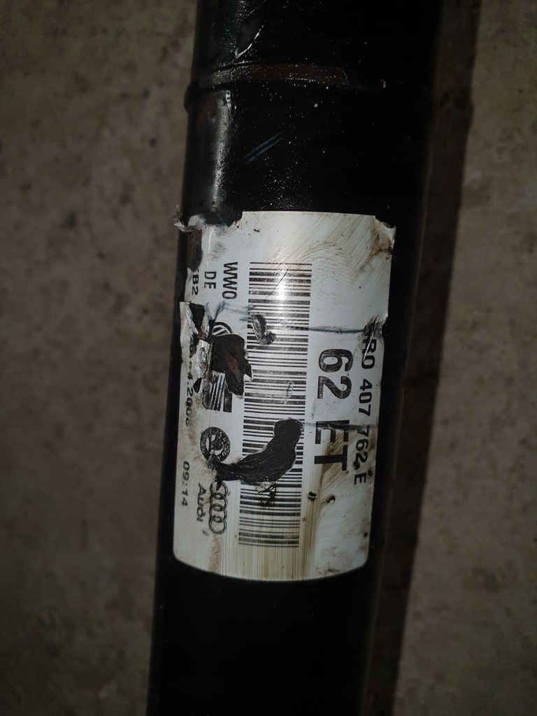 фото №5, Volkswagen оригінальний номер 6r0407762e привідний вал