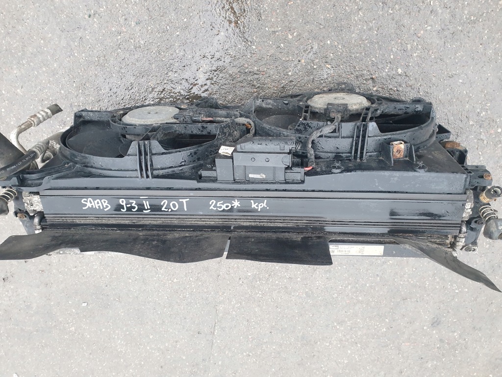 фото №4, Комплект радиатор saab 9-3 ii 2.0 turbo