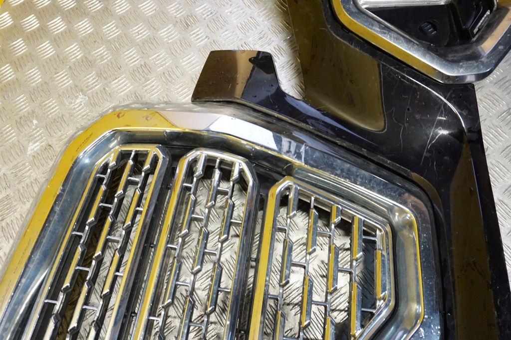 фото №10, Gmc sierra 1500 2019 - 2021 бампер перед передній хром решітка радіатора usa