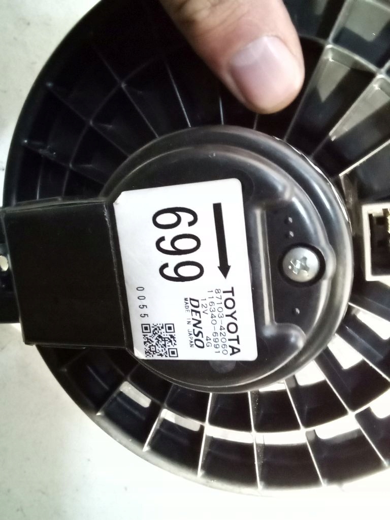 фото №6, Toyota rav4 ii lift воздуходувка вентилятор обдув