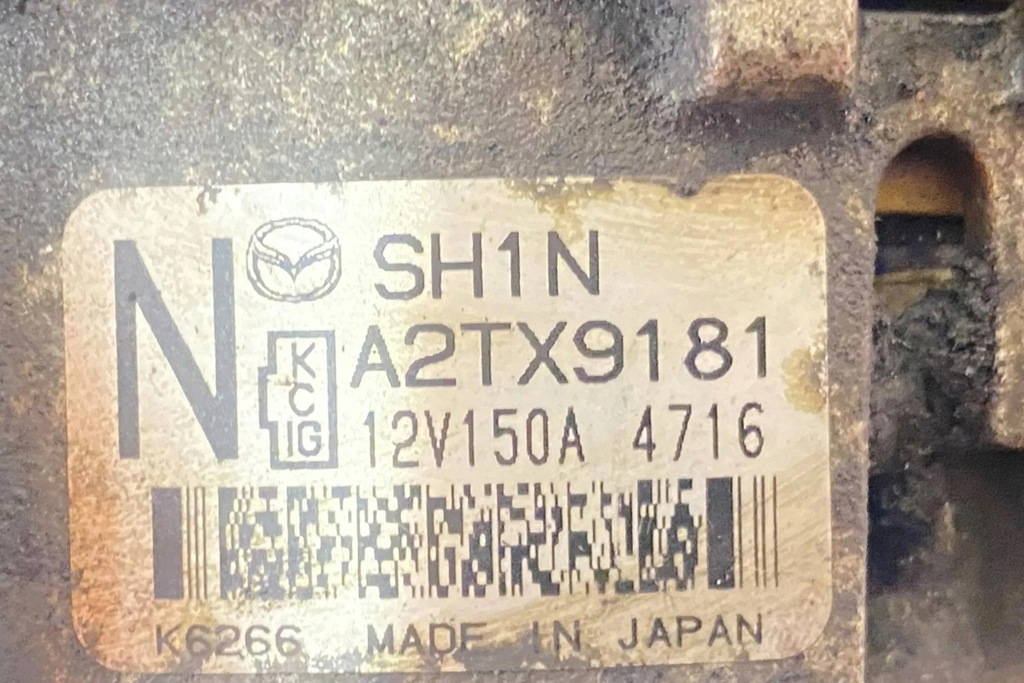 фото №6, Генератор mazda 6 sedan gj, gl a2tx9181 2.2l дизель 110kw 2013