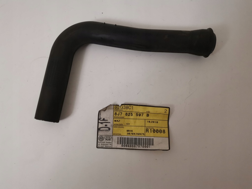 фото №1, Wąż відвідний вода audi tt 8j7825597b