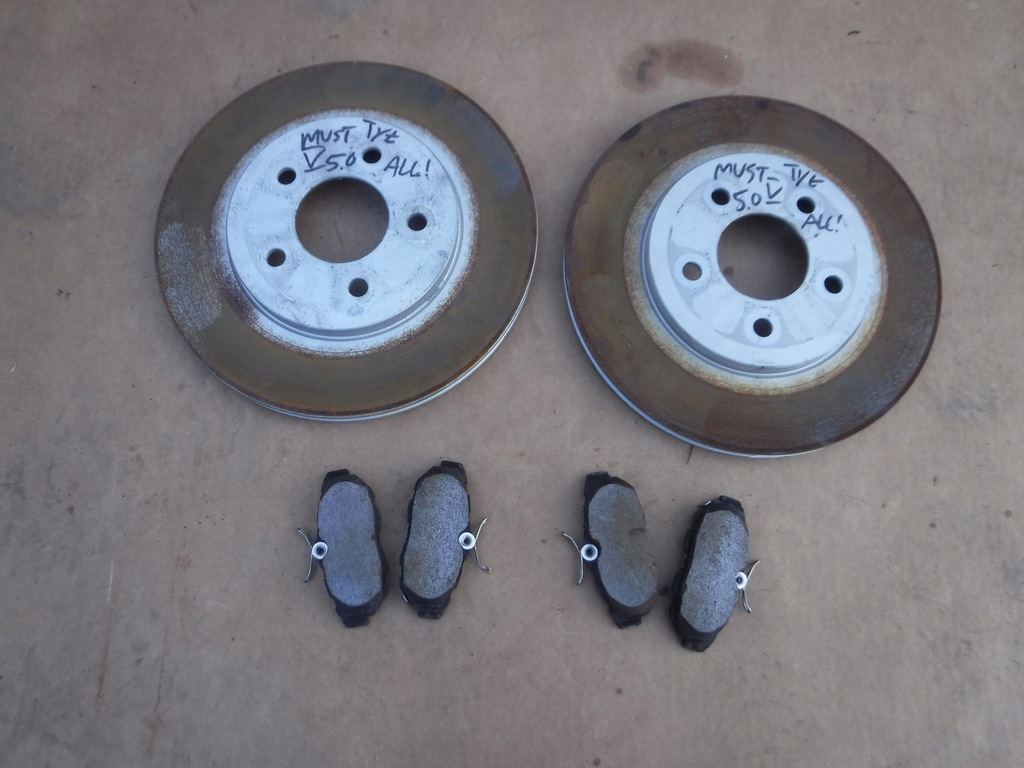 фото №1, Тормозные диски тормозные колодки тормозной. задняя ford mustang v boss 302