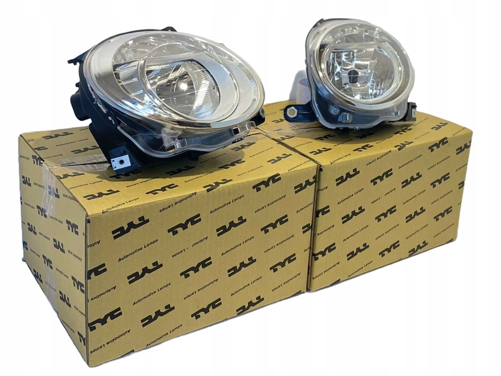 фото №1, Fiat 500 07- фара лампа перед