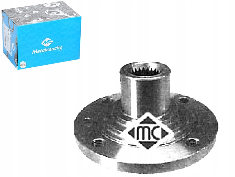 фото №1, Metalcaucho ступица колеса vw passat 88-93 + abs