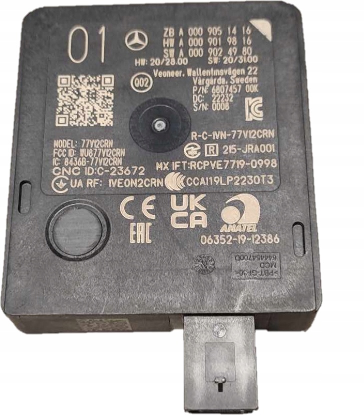 фото №1, Радар датчик distronic merecedes-benz a0009051416