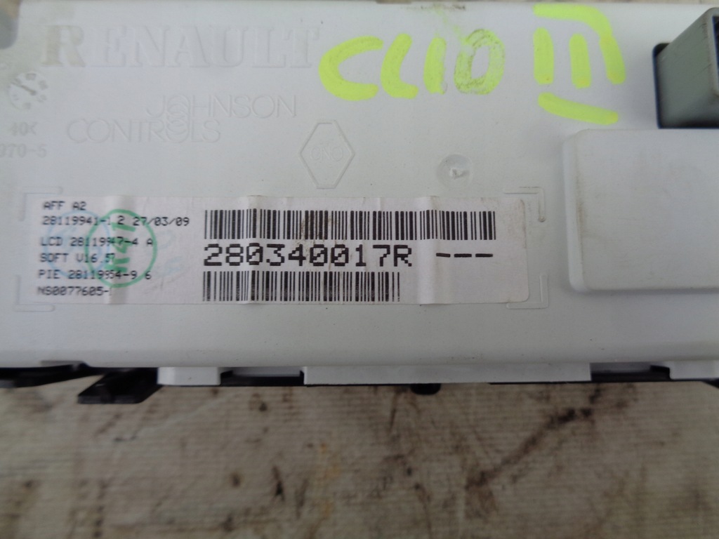фото №4, Дисплей радіо renault megane 3 iii 280340017r