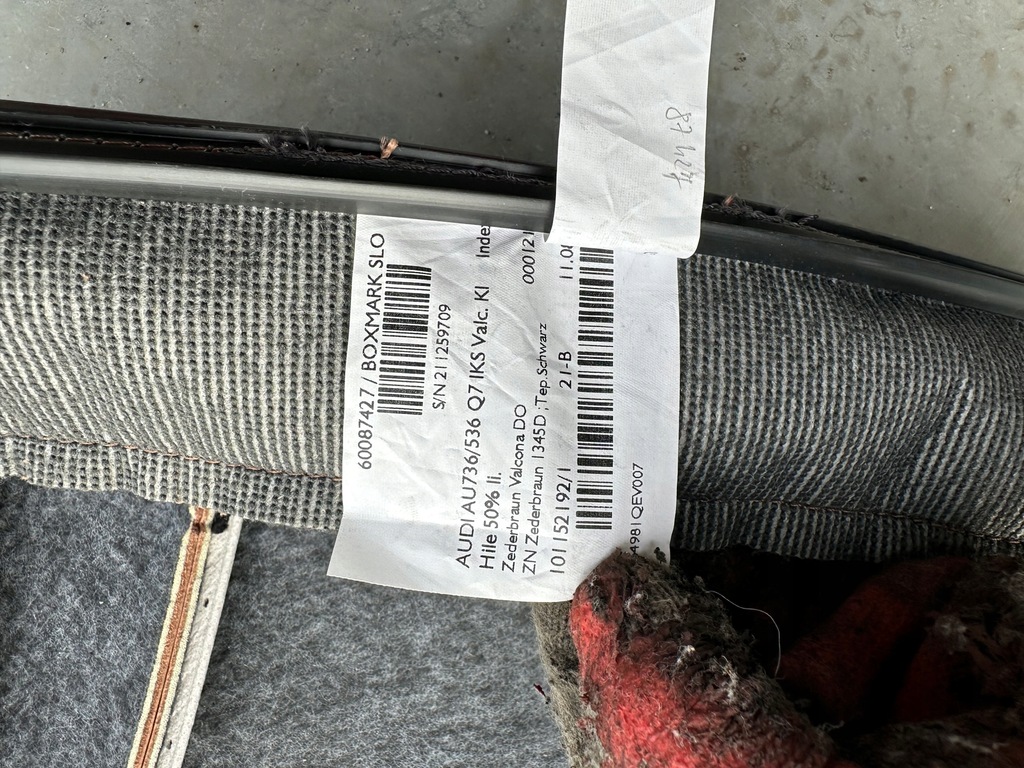 фото №16, Кожа спинка сиденье перед audi q7 4m valcona