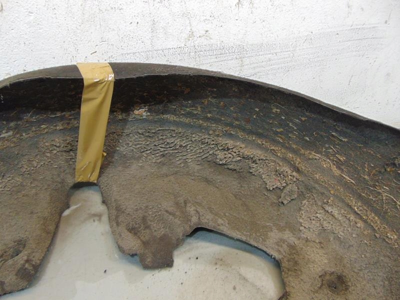 фото №3, Подкрылок правый задняя задние mercedes w204