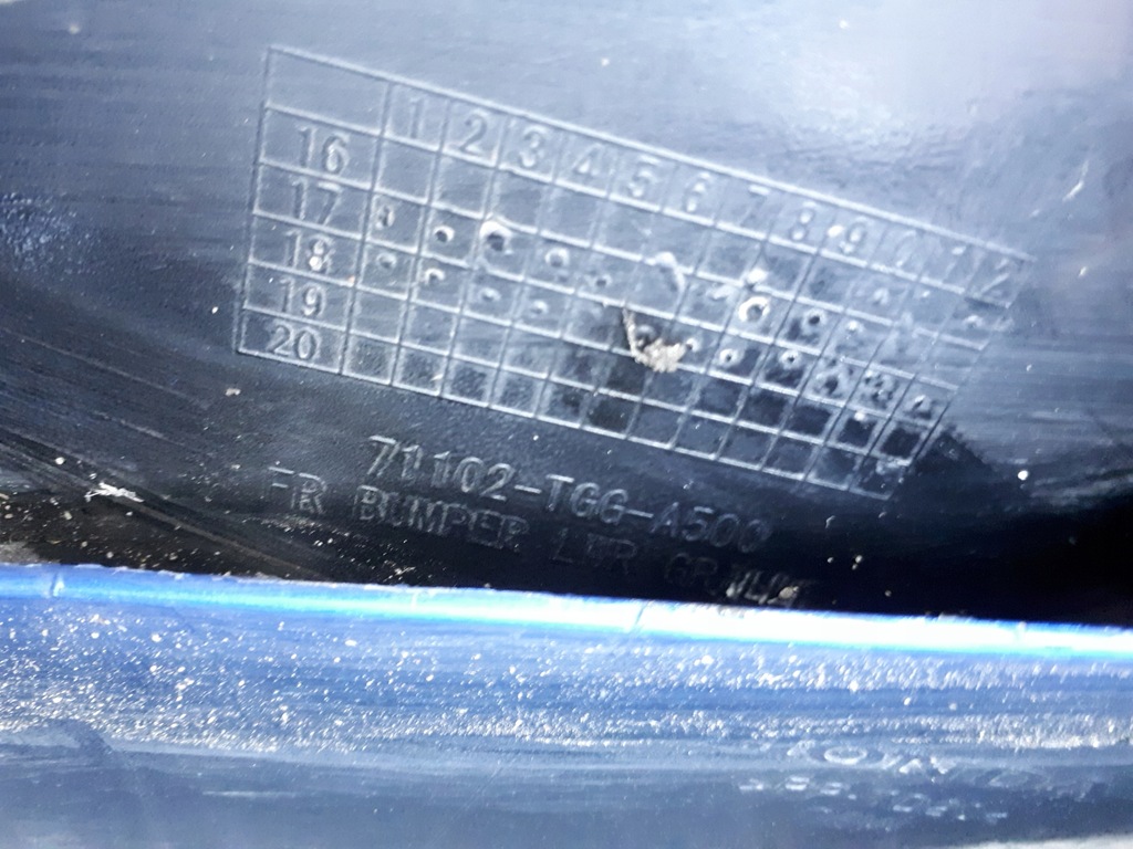 фото №15, Honda civic x hb 2017-2019 17-19 бампер передній