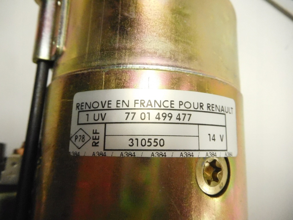 фото №7, Стартер renault clio ii scenic i 19 7701499477