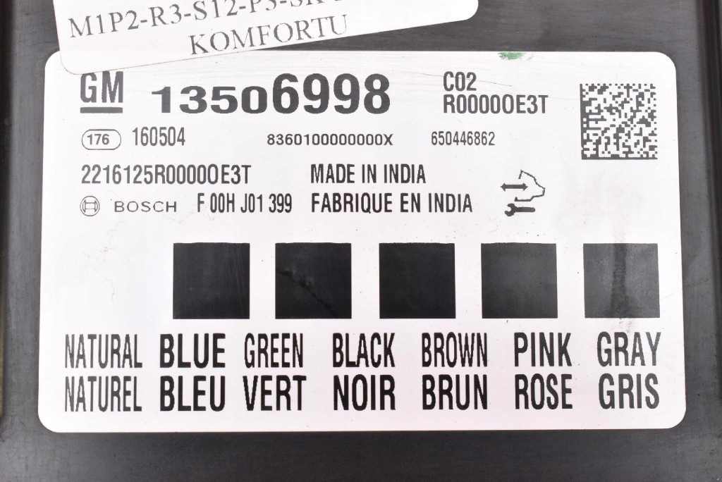 Модуль комфорту 13506998 opel mokka a 1.4 t 140km awd 12-15 Зі Шроту