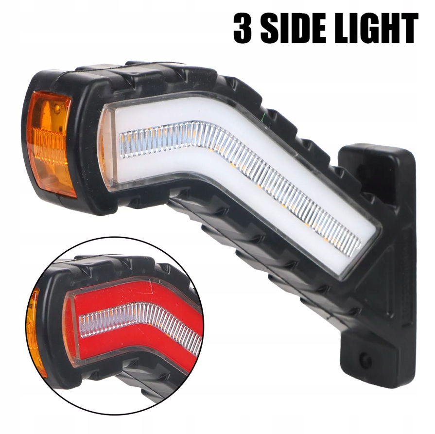 фото №8, Лампа габаритная led 12-24v задняя перед ip68 динамический поворотник 2szt