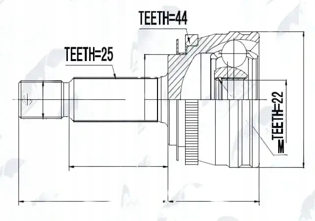 Купить Шрус  полуось npz-hy-540 nty hyundai accent 2