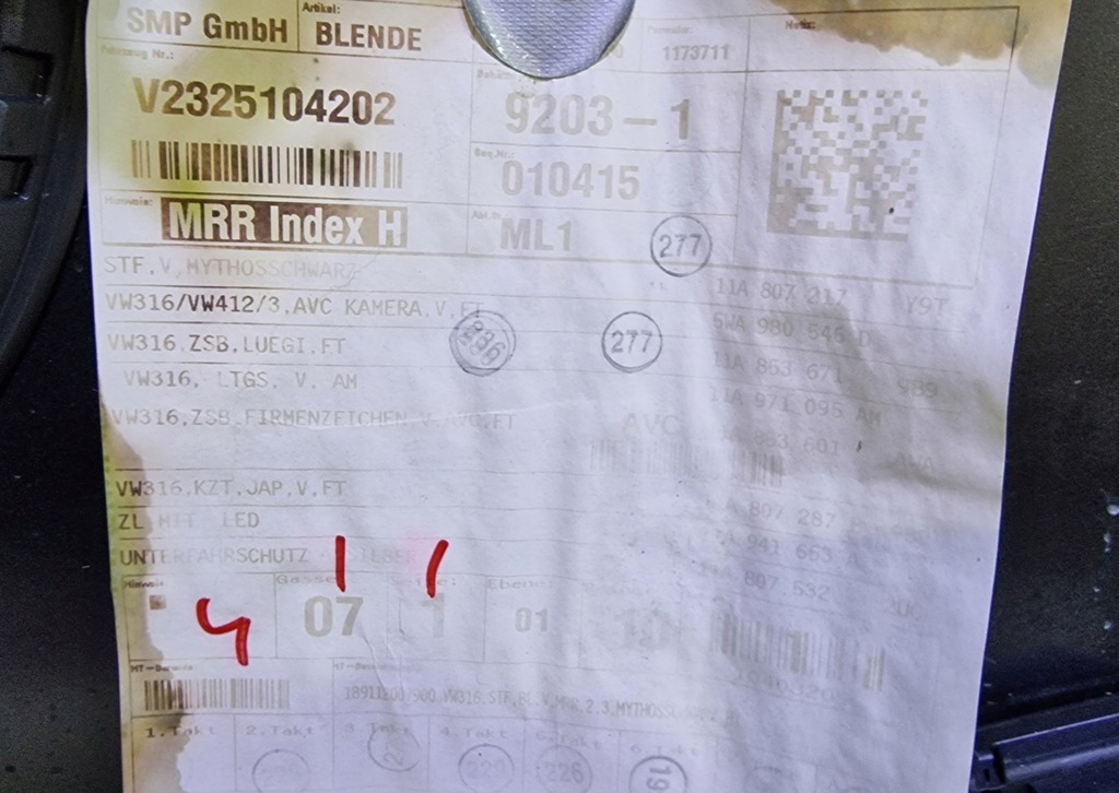 фото №15, Vw id.4 id4 usa бампер передній ly9t 4pdc 11a807217