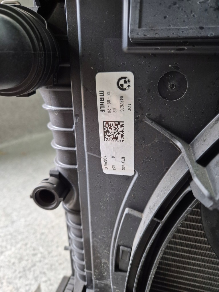 Радиатор радиатор воды вентилятор комплект bmw x3 g01 x4 g02 бензин европа Доставка