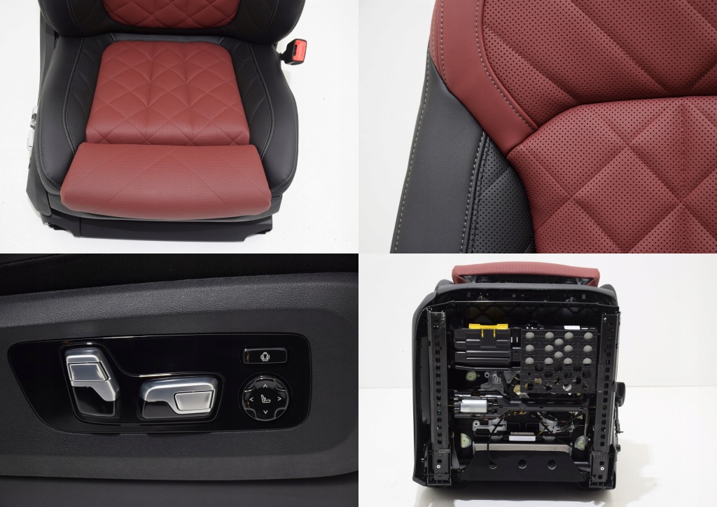 фото №10, Bmw x6 g06 lci сидіння комфорт заднє сидіння оббивка sensafin підігрів вентиляція