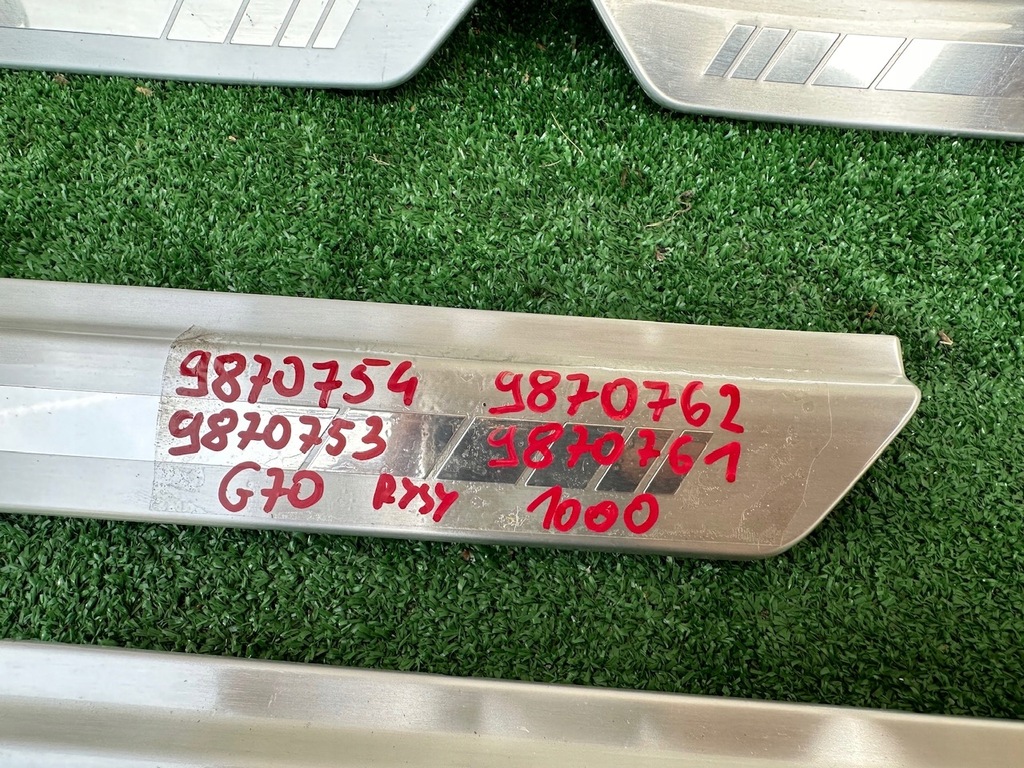 фото №6, Накладки молдинг декоративные bmw 7 g70 m набор 9870754 9870753 9870762 9870761