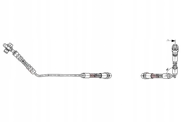 фото №1, Trw шланг гальмівний elast. bmw x5 e53 mazda tr