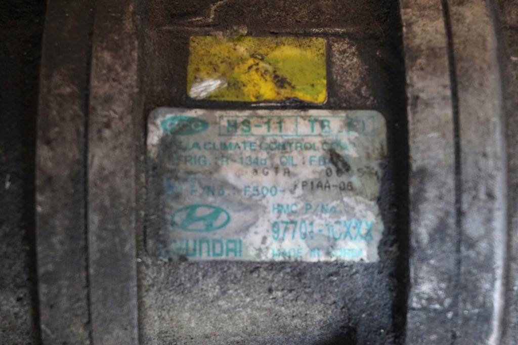 фото №8, Hyundai getz i компрессор компрессор кондиционера 97701-1cxxx 1.1b n412 n716