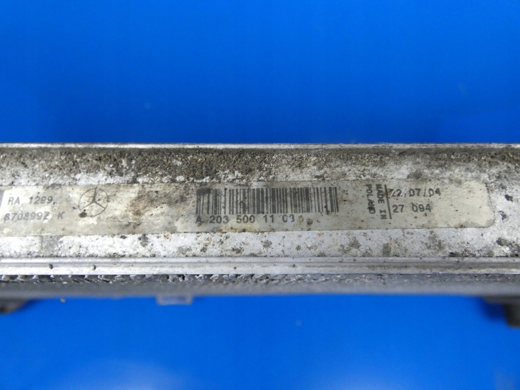 фото №4, Mercesdes slk w171 r171 радіатор wody