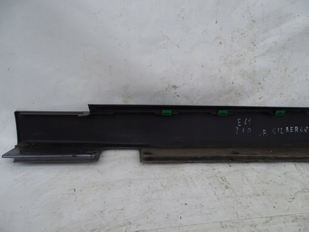 Молдинг порог накладка на порог правая bmw e60 e61 silbergrau a08/7 с Разборки