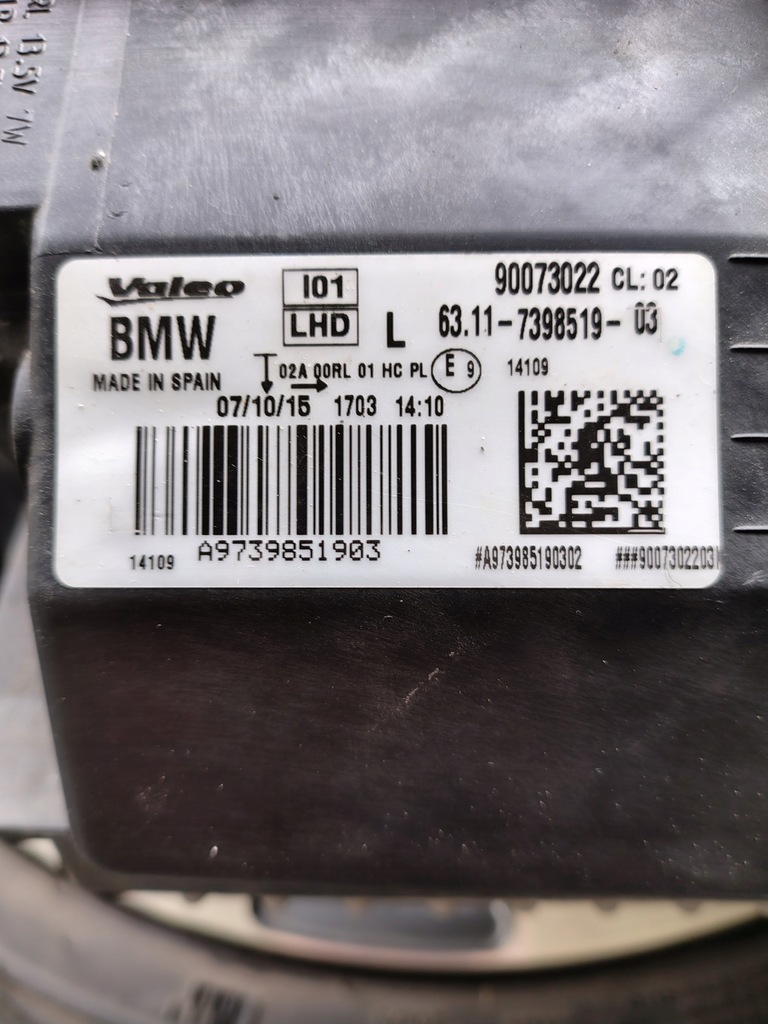 фото №10, Bmw i3 2015.11. капот бампер крила pas передній радіатор лампи