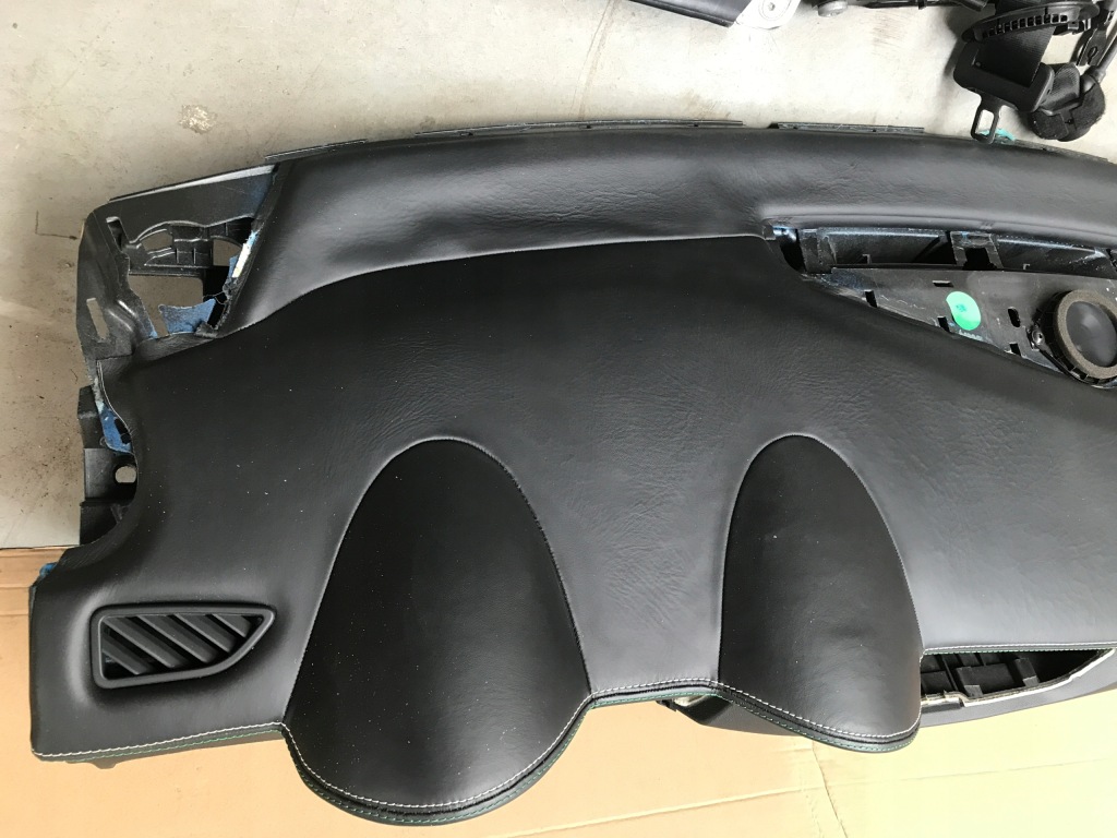 фото №11, Alfa romeo stelvio quadrifoglio консоль панель приладів ремені шкіра відновлена usa