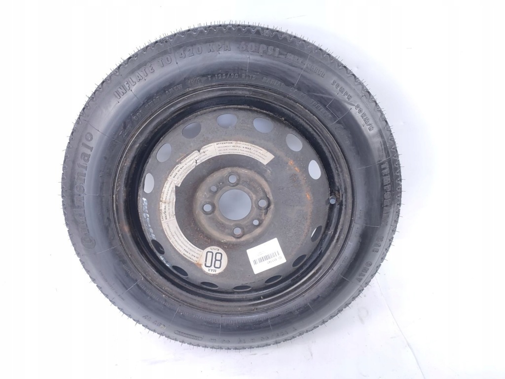 фото №1, Колесо докатка докатка fiat multipla 99-04 t125/90 r15