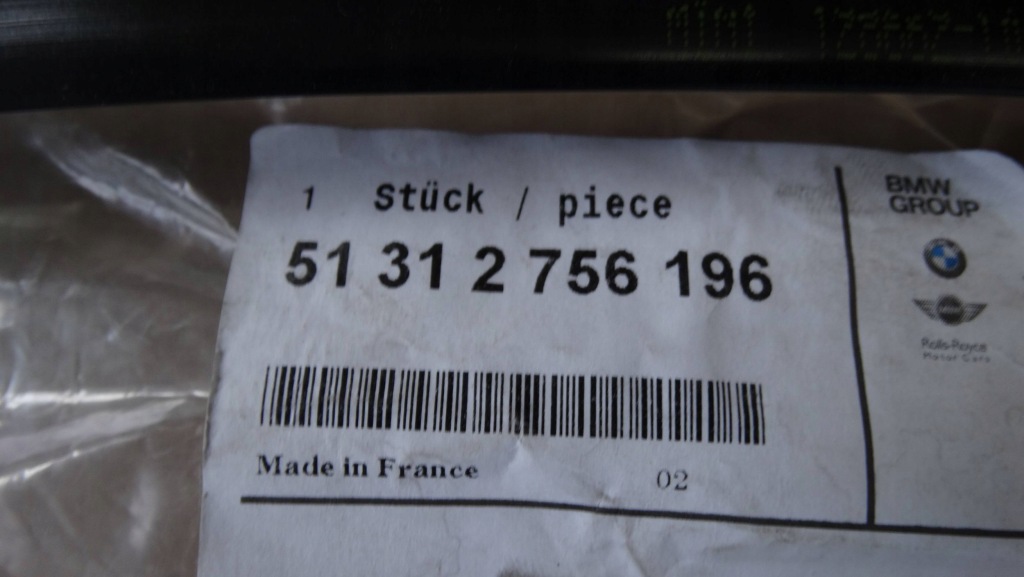 Молдинг жабо 2756196 mini r55 r56 r57 r58 r59 nowa в Україні