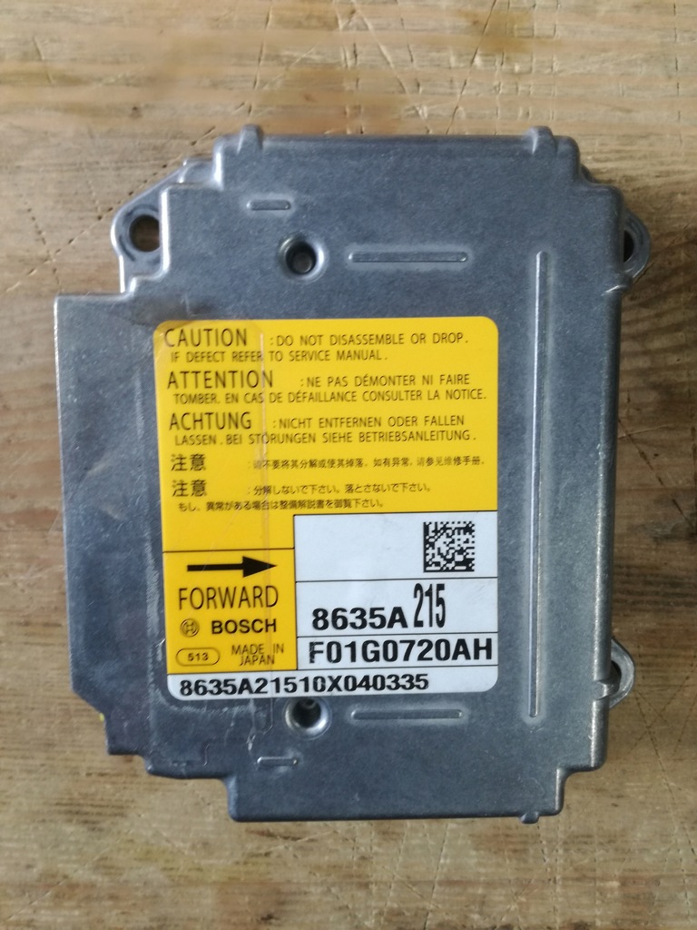 фото №1, Mitsubishi asx модуль датчик подушка безпеки 8635a215