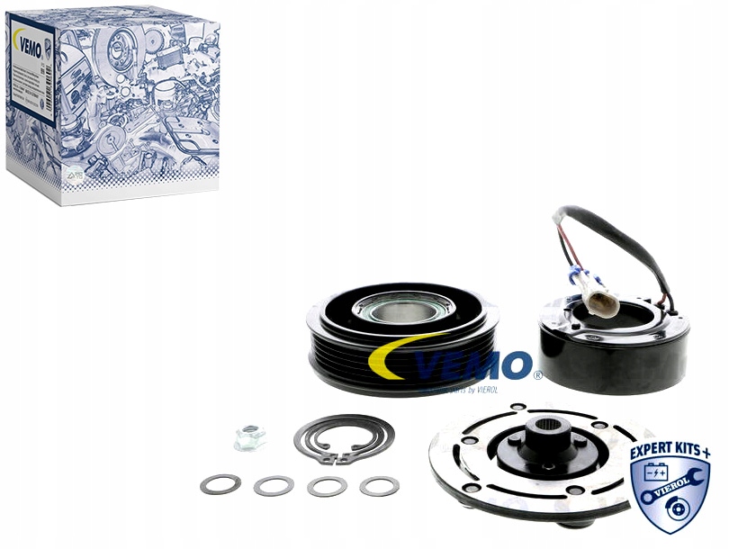 фото №1, Сцепление полный компрессор кондиционера sanden sd6v12 105mm