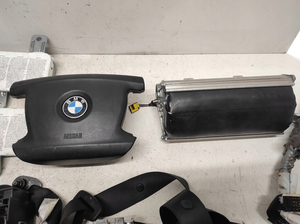 фото №12, Bmw 7 e65 lift 05- подушки безпеки ремені шторки безпеки модулі uk